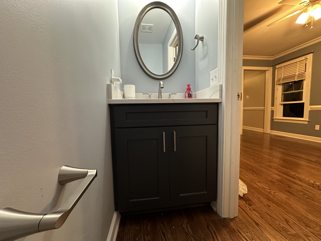 Cheltonham Ct. Powder Room Manchester, NC.
